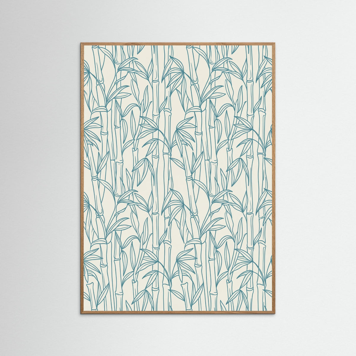 Oak Nature Stylized Ocean Pattern