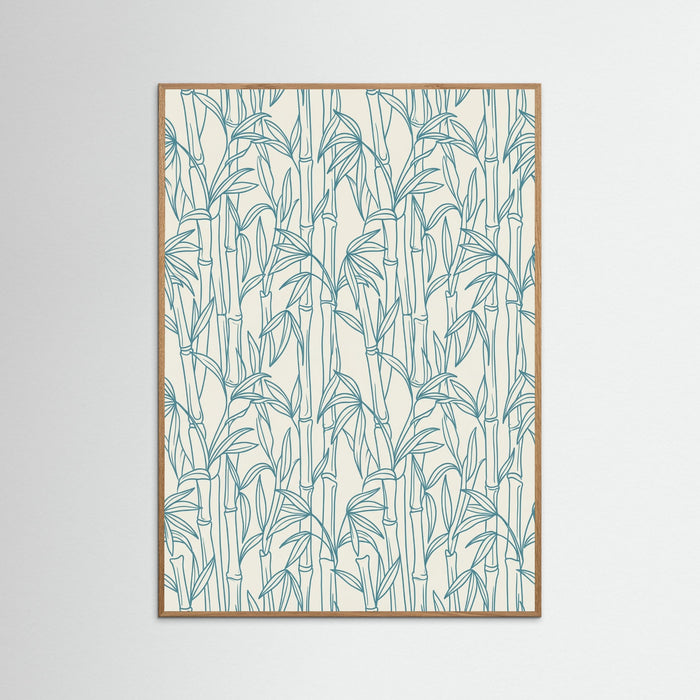 Oak Nature Stylized Ocean Pattern