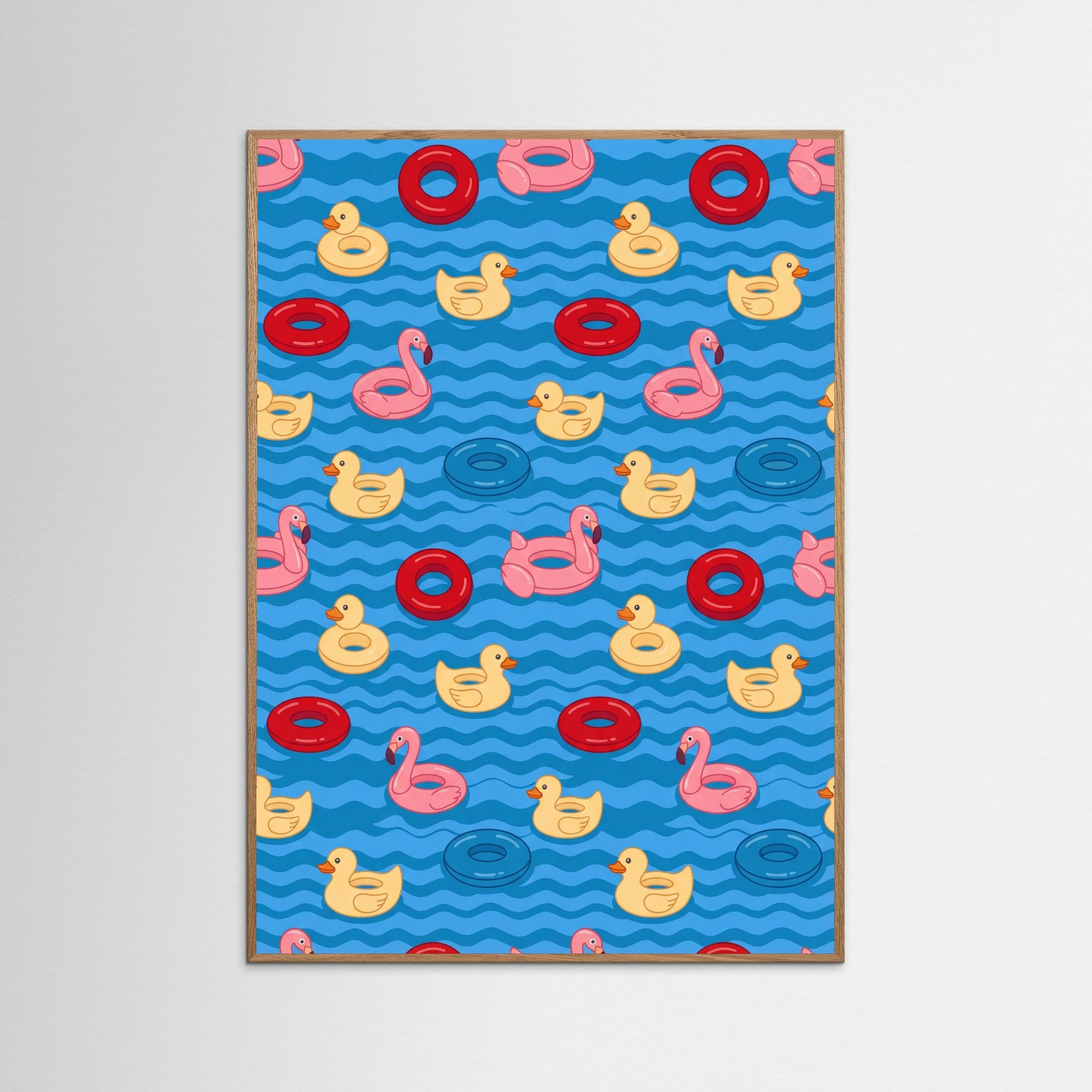 Oak Nature Submerged Figures