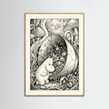 Oak Nature Submerged Moomin Home