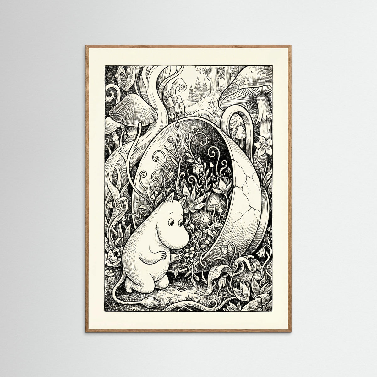 Oak Nature Submerged Moomin Home