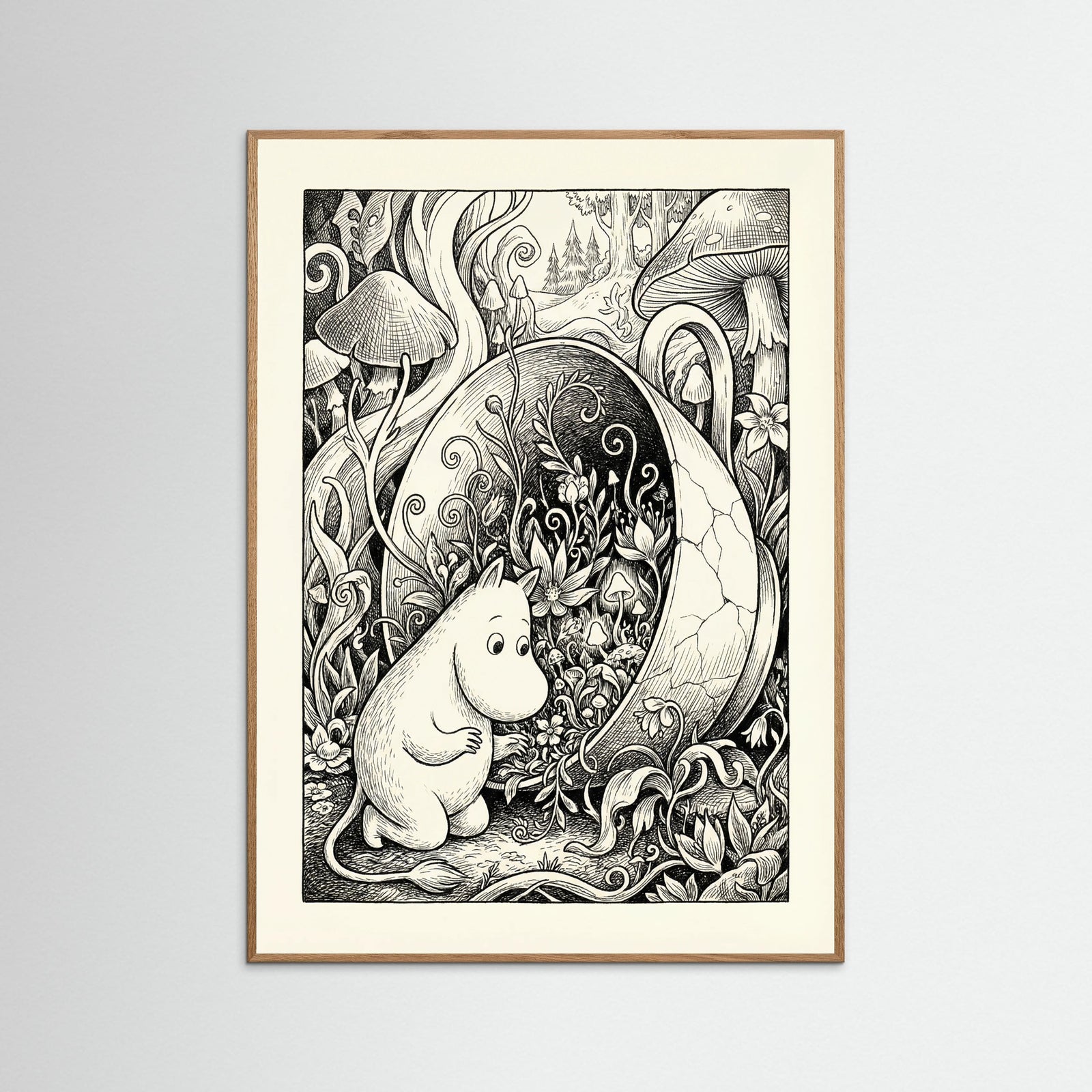 Oak Nature Submerged Moomin Home