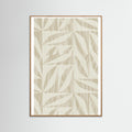 Oak Nature Subtle Botanical Pattern 2 Poster