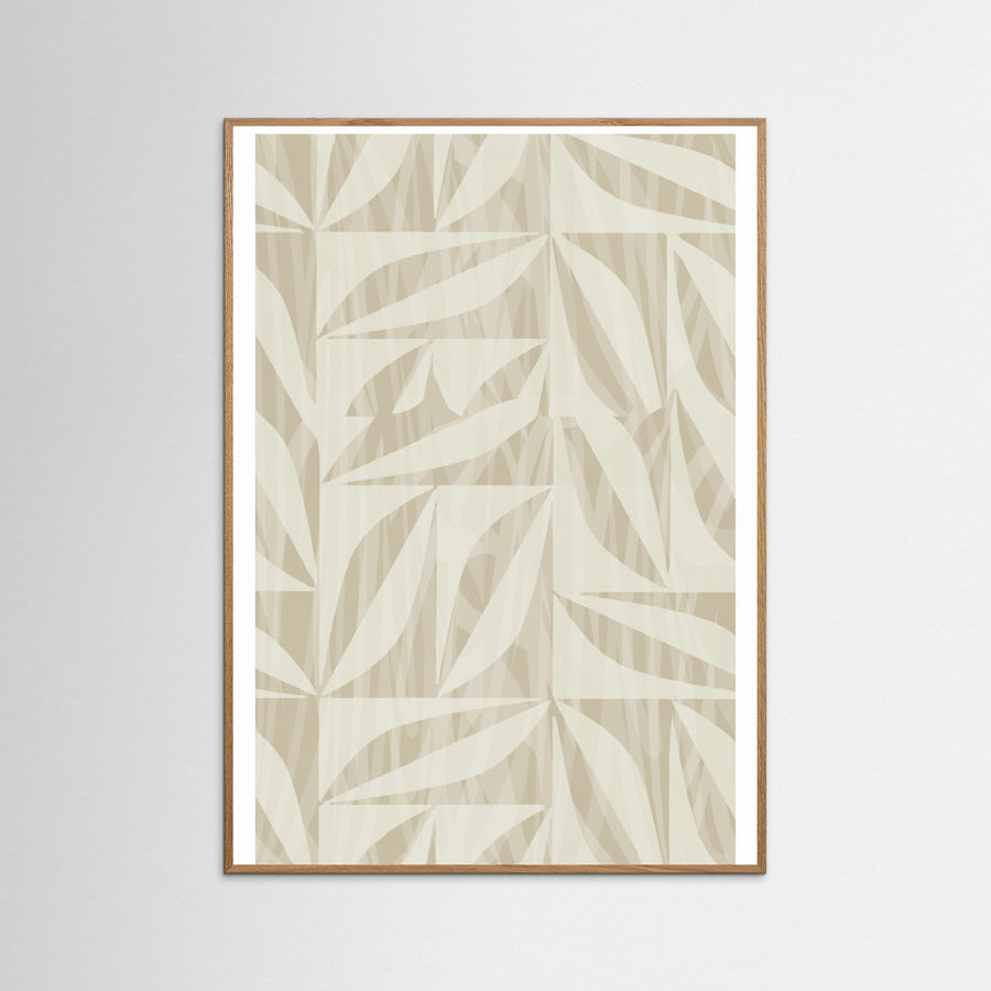 Subtle Botanical Pattern 2 Poster