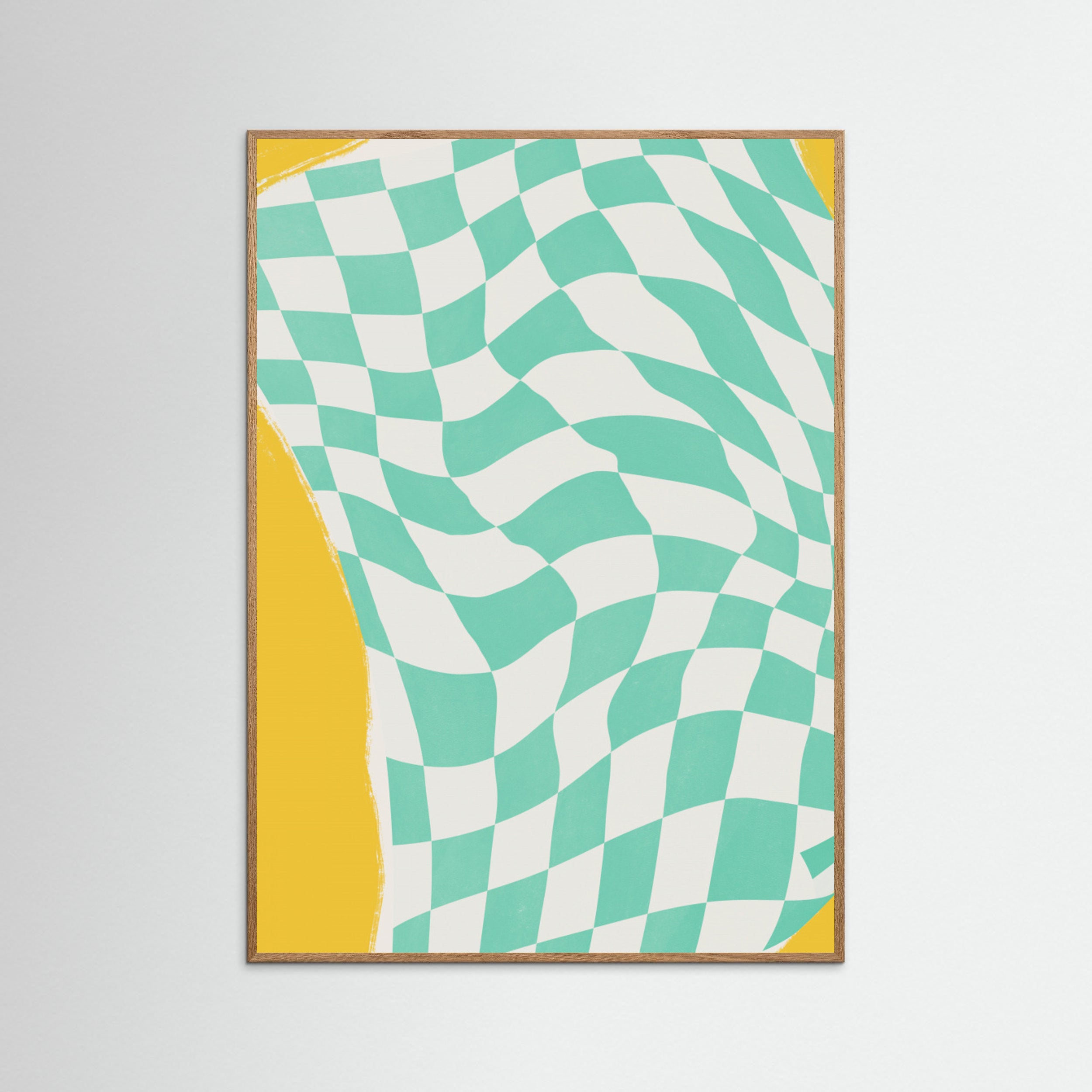 Oak Nature Summer Line Drying Fabric Poster