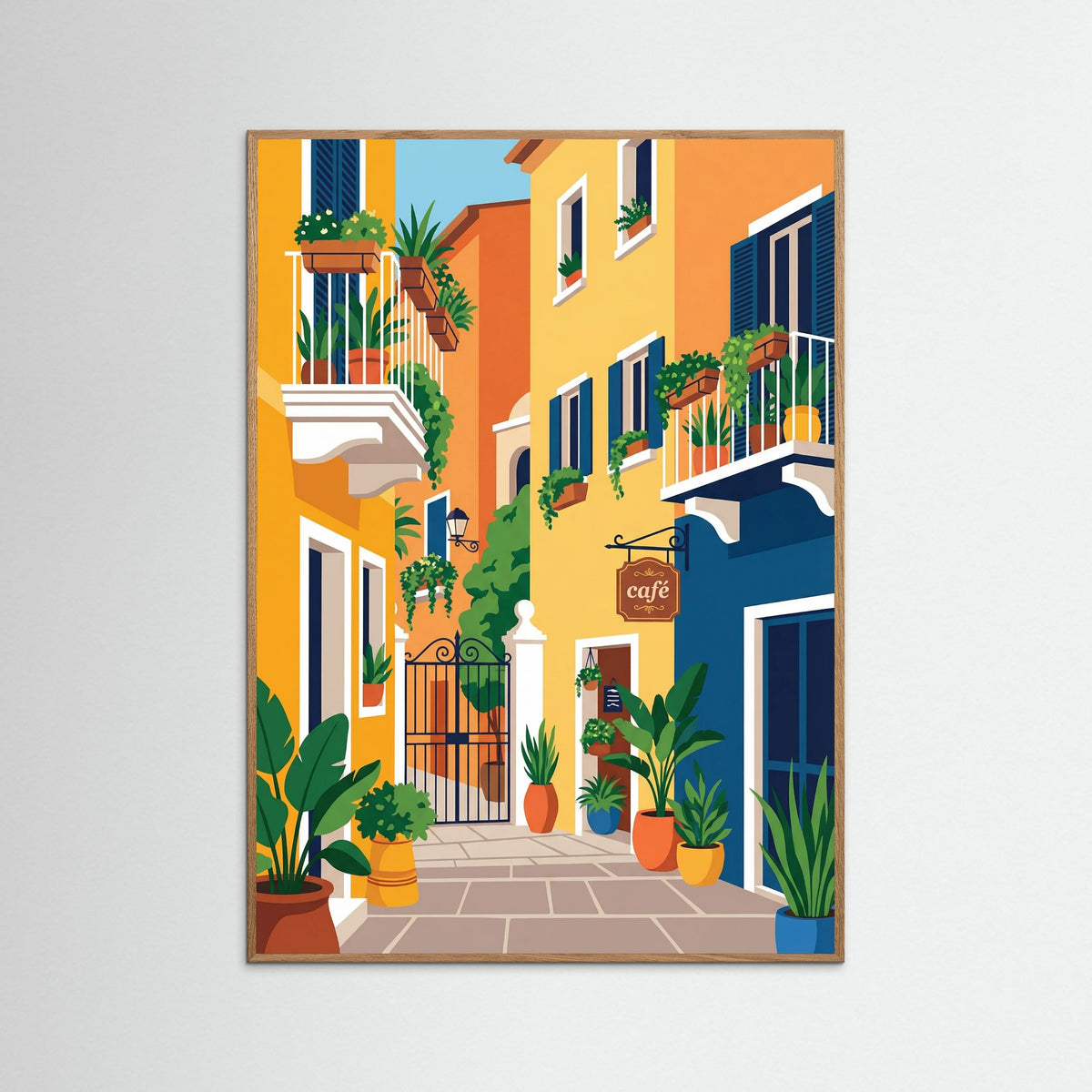 Oak Nature Sunny City Balcony