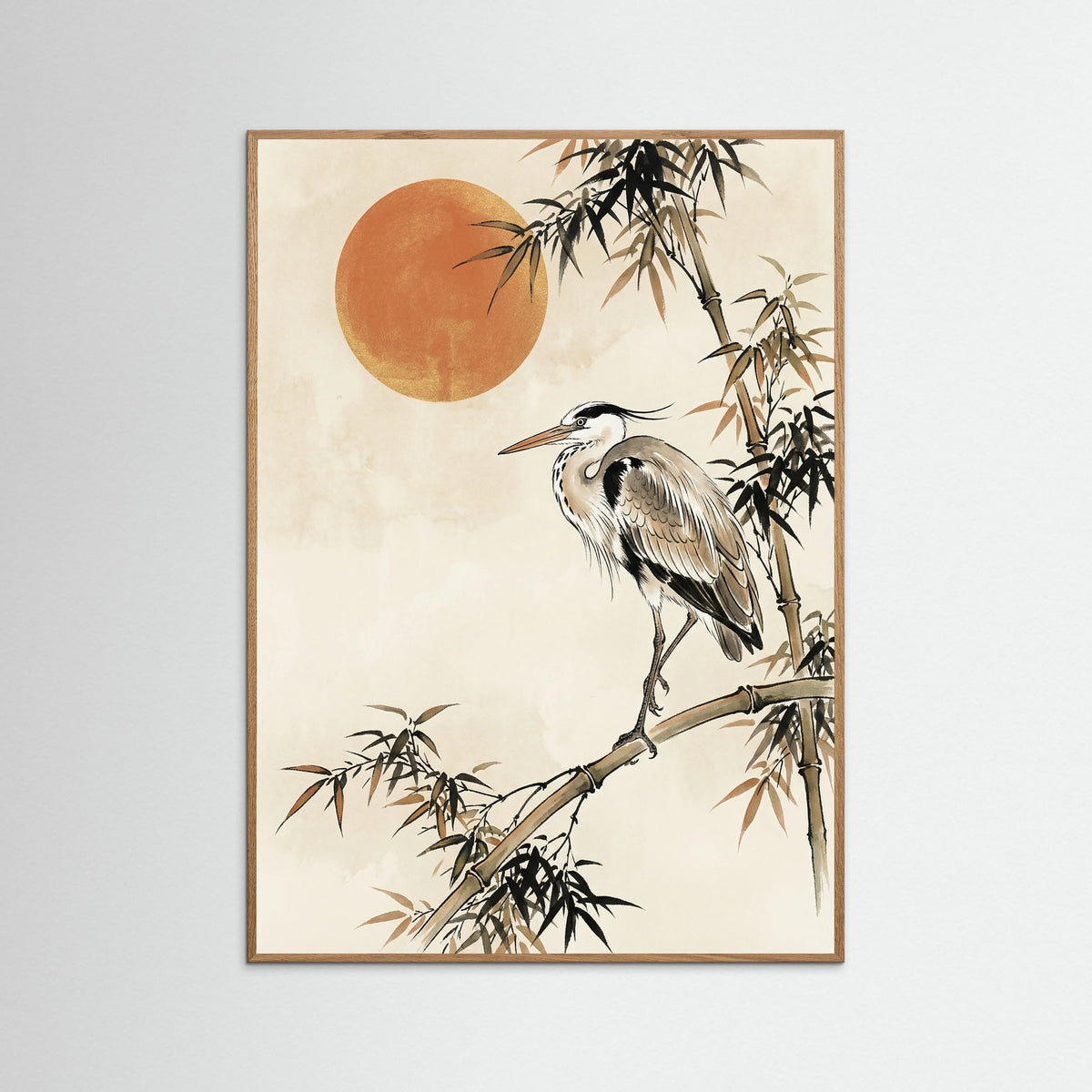 Oak Nature Sunrise Crane Flight