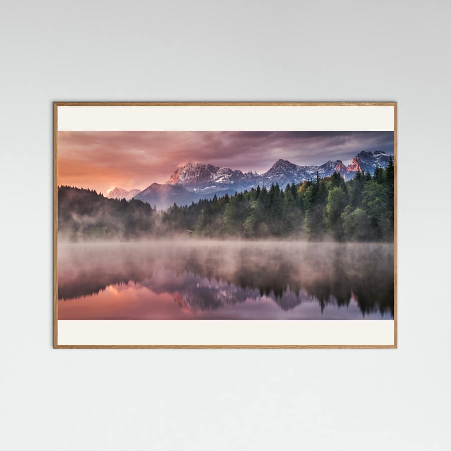 Sunrise at the Lake Poster – poster and art print