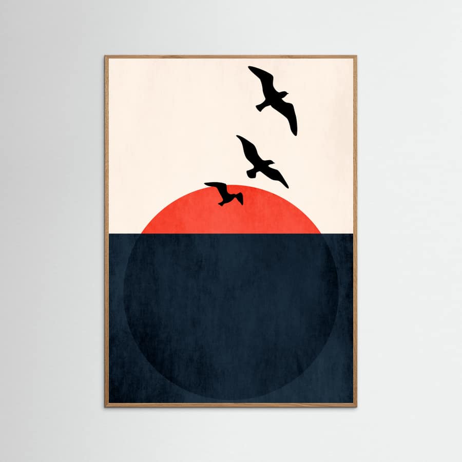 Sunset Breeze -juliste – juliste ja taidepainatus