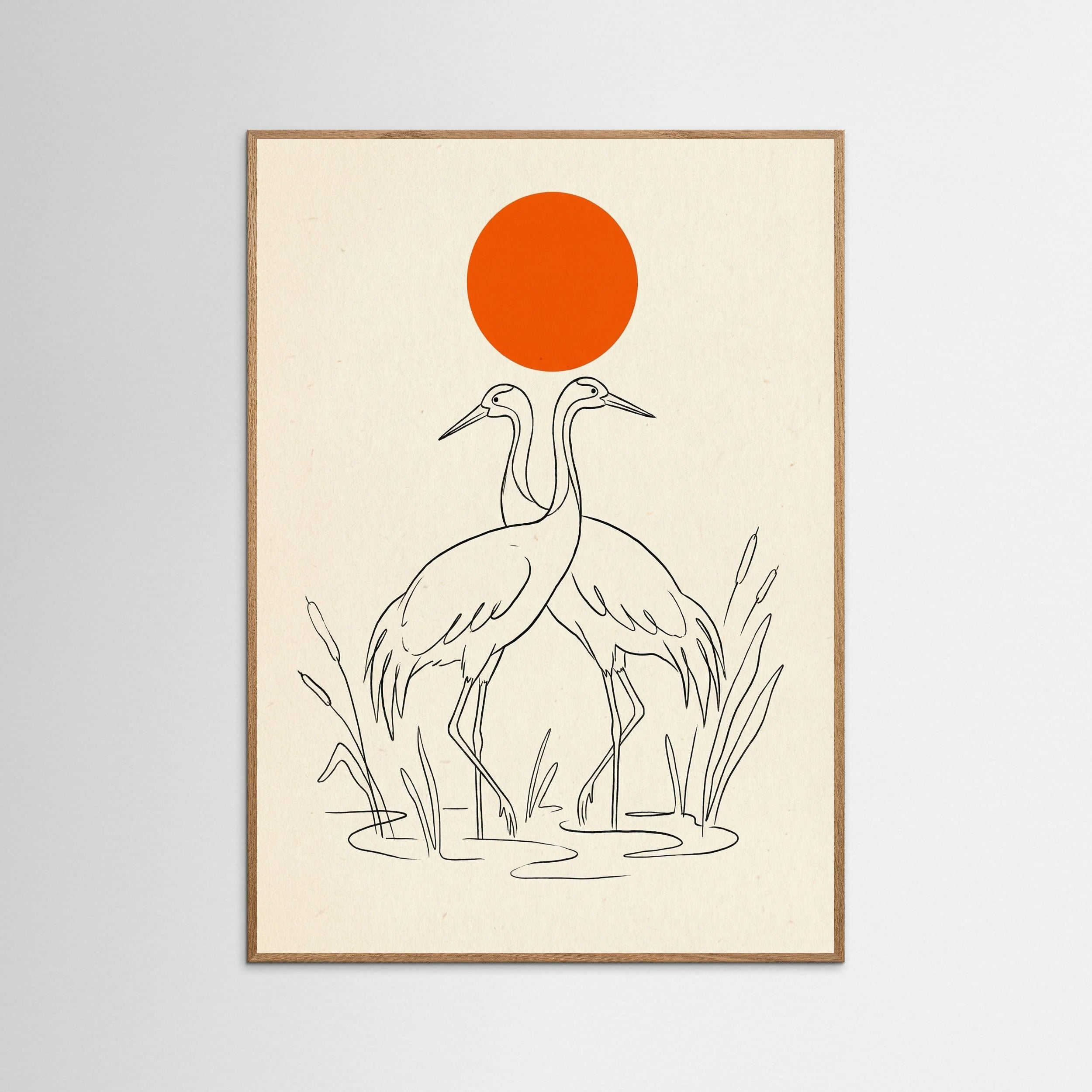 Oak Nature Sunset Companions