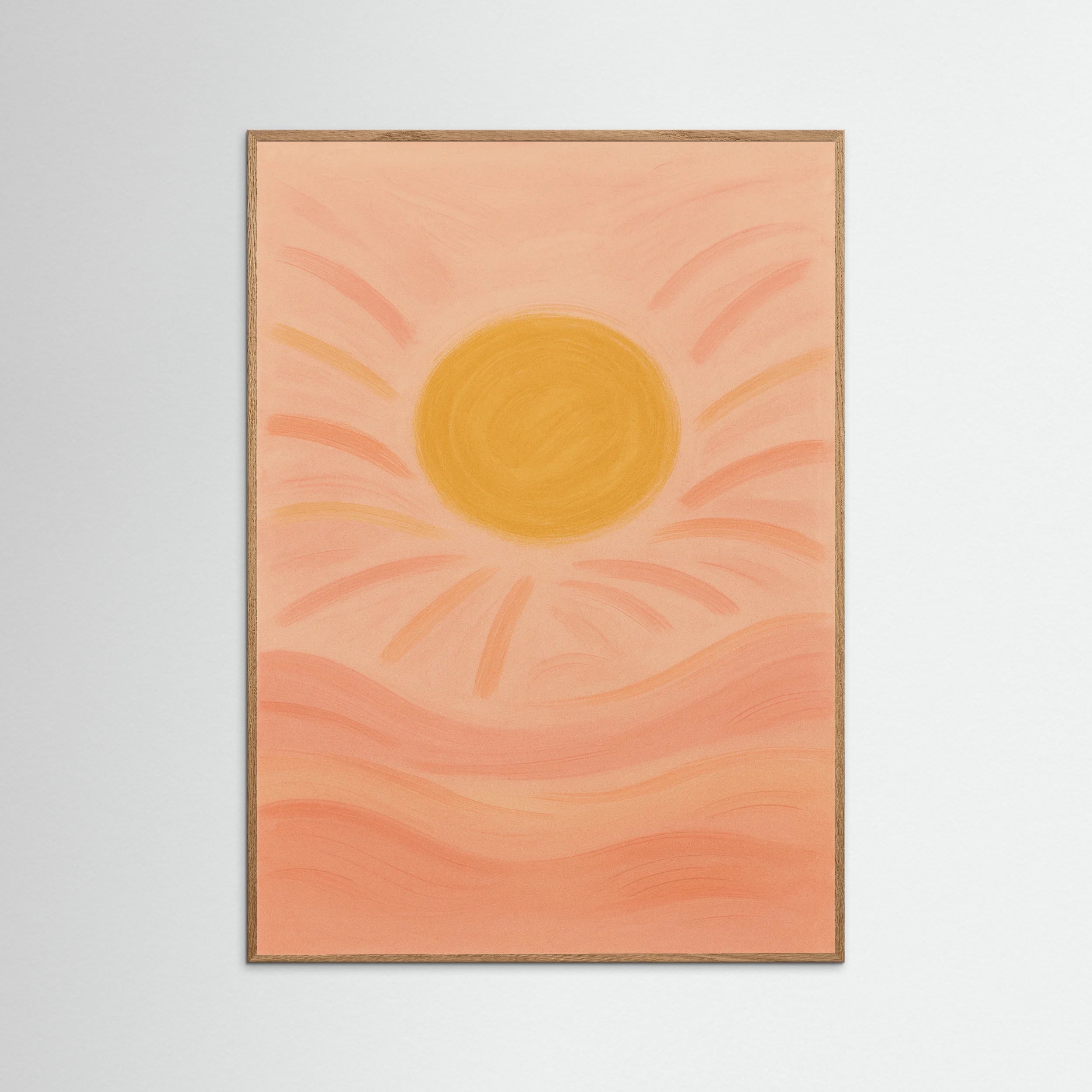 Oak Nature Sunset Glow