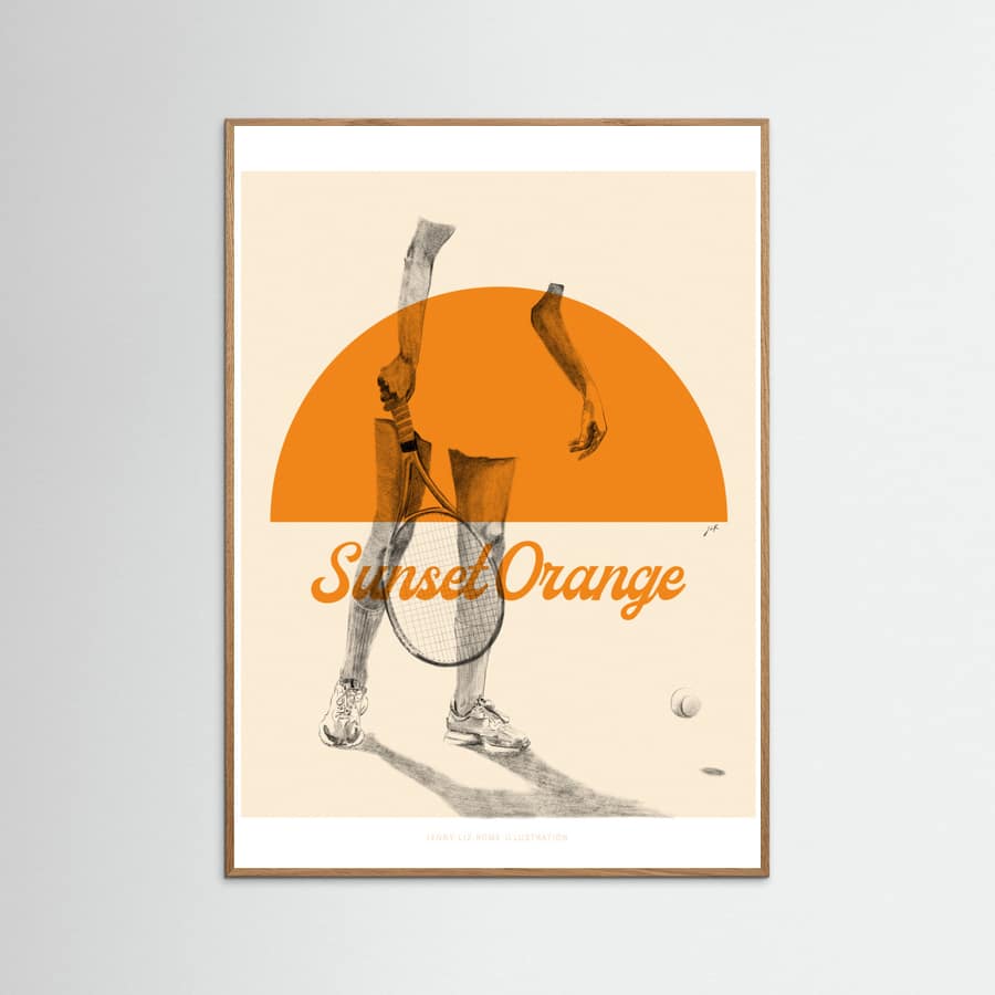Affiche Sunset Orange – affiche et impression d’art