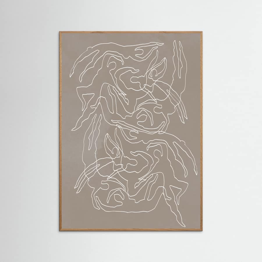 Swimmers Poster – plakat og kunsttryk