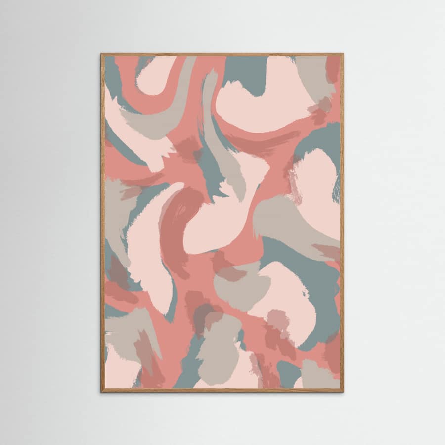 Swirling Hues Poster