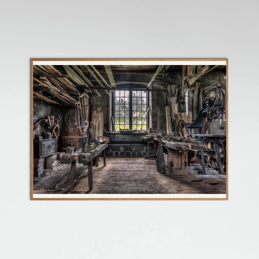 THe Carpenters workshop -juliste – juliste ja taidepainatus