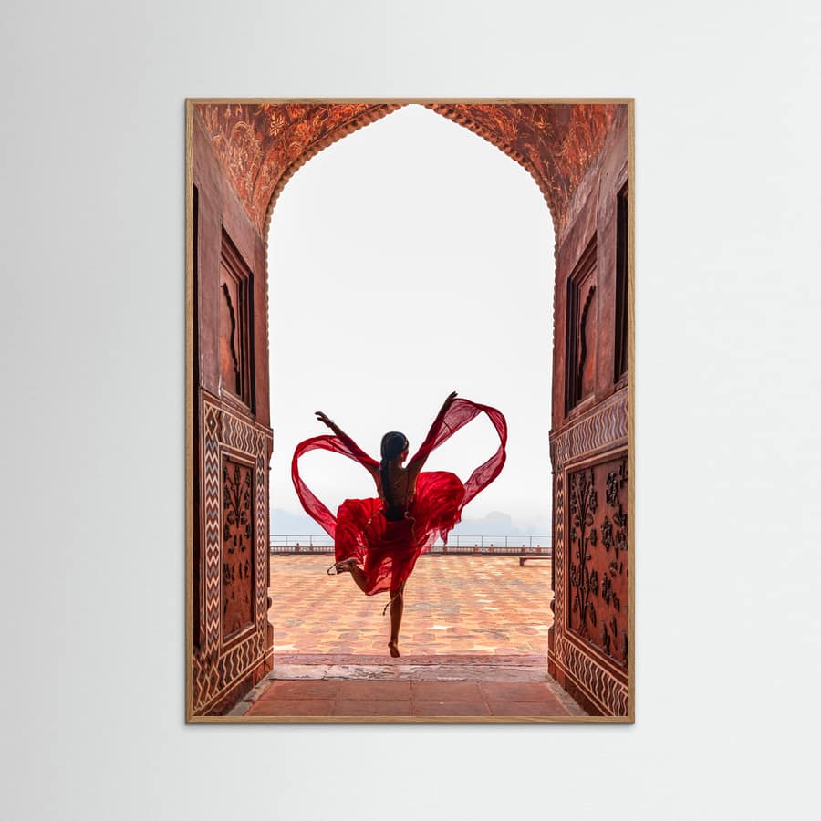 Taj Mahal's Heart Poster – Poster und Kunstdruck