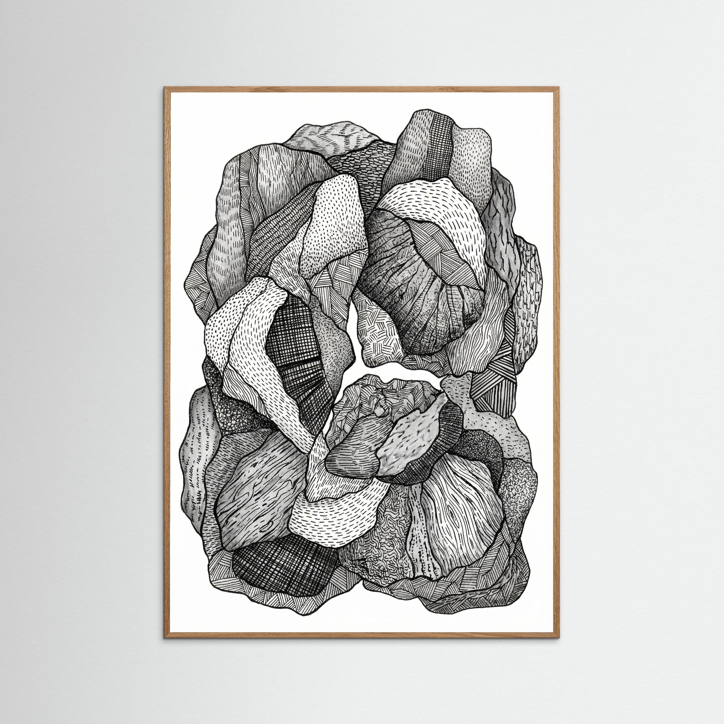 Oak Nature Textural Flow