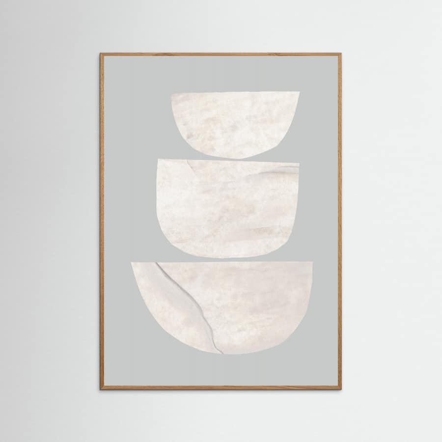 Plakat Textured Organic Shapes