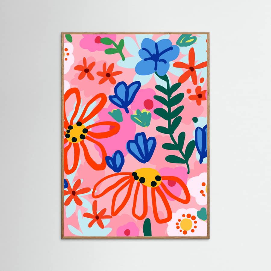 That floral summer kinda feeling Poster