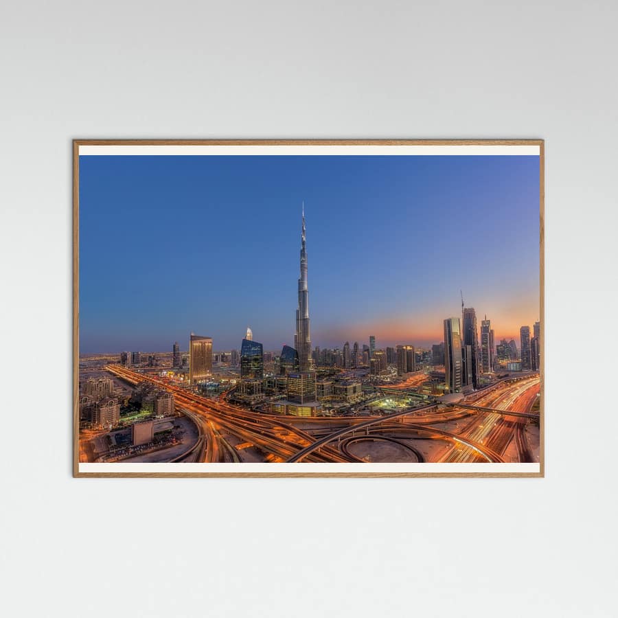 The Amazing Burj Khalifah Poster – poster en kunstdruk