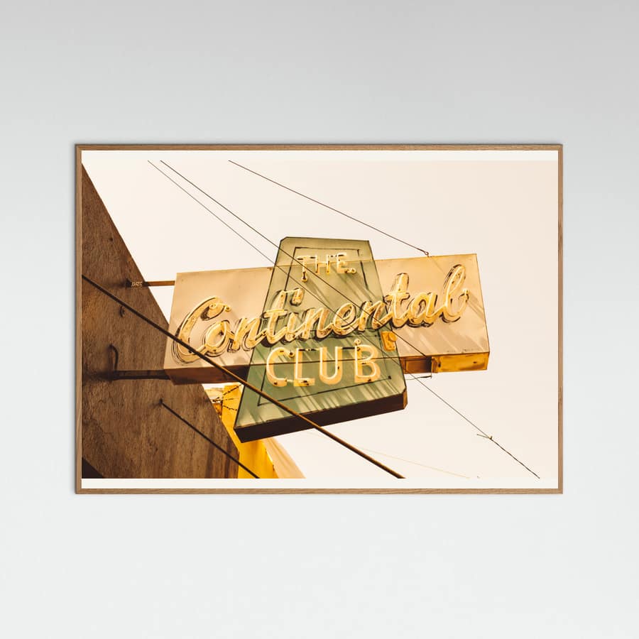 The Continental Club Poster