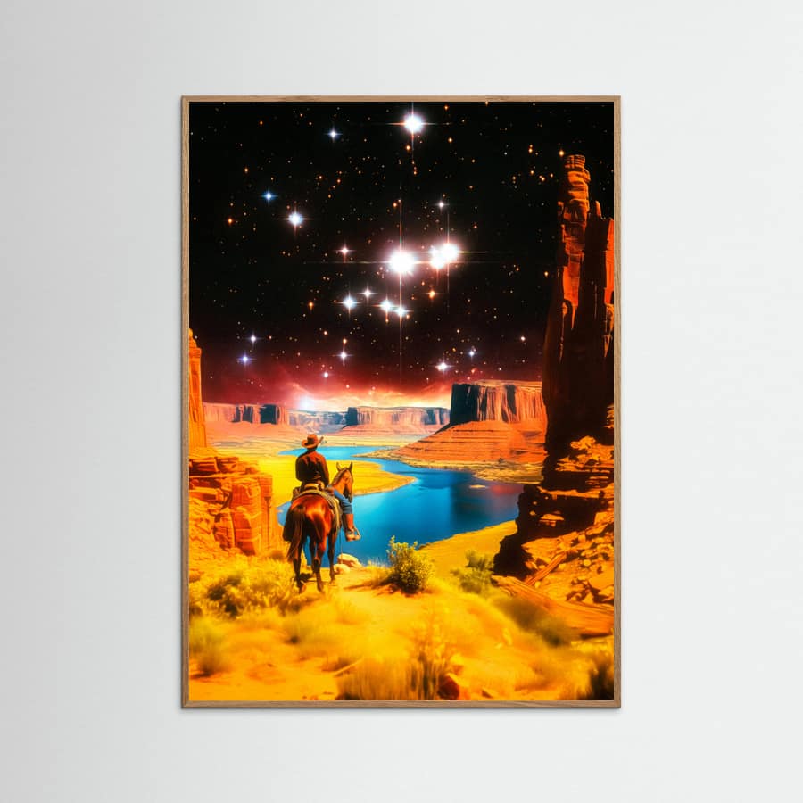 The Cosmic Frontier Poster
