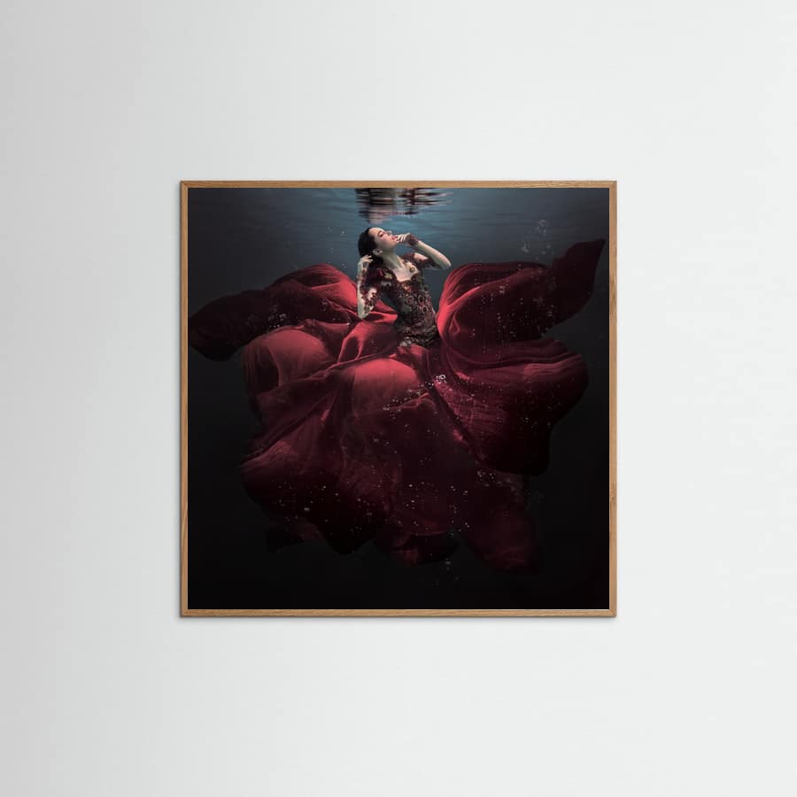 The Lady in Red Poster – poster and art print