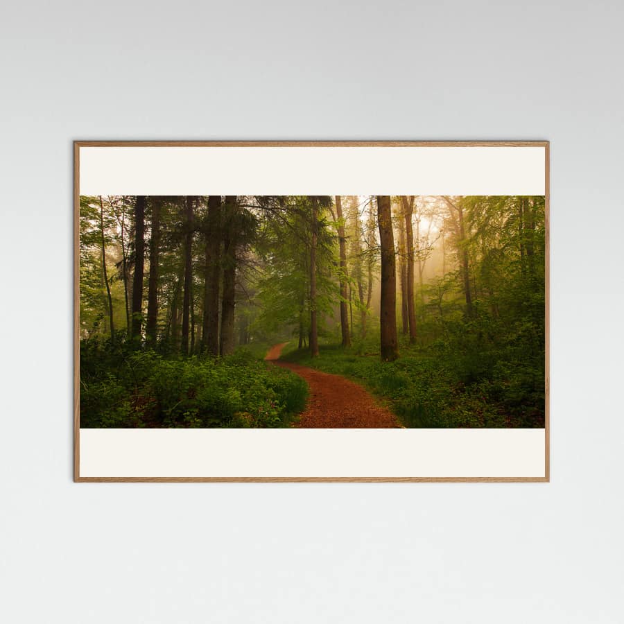 The Red Path. Poster – plakat og kunsttryk