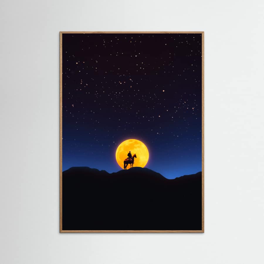 The Rider and the Moon Poster