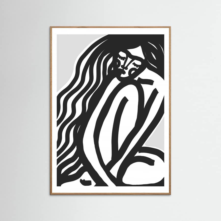 The Silence (Black) Poster