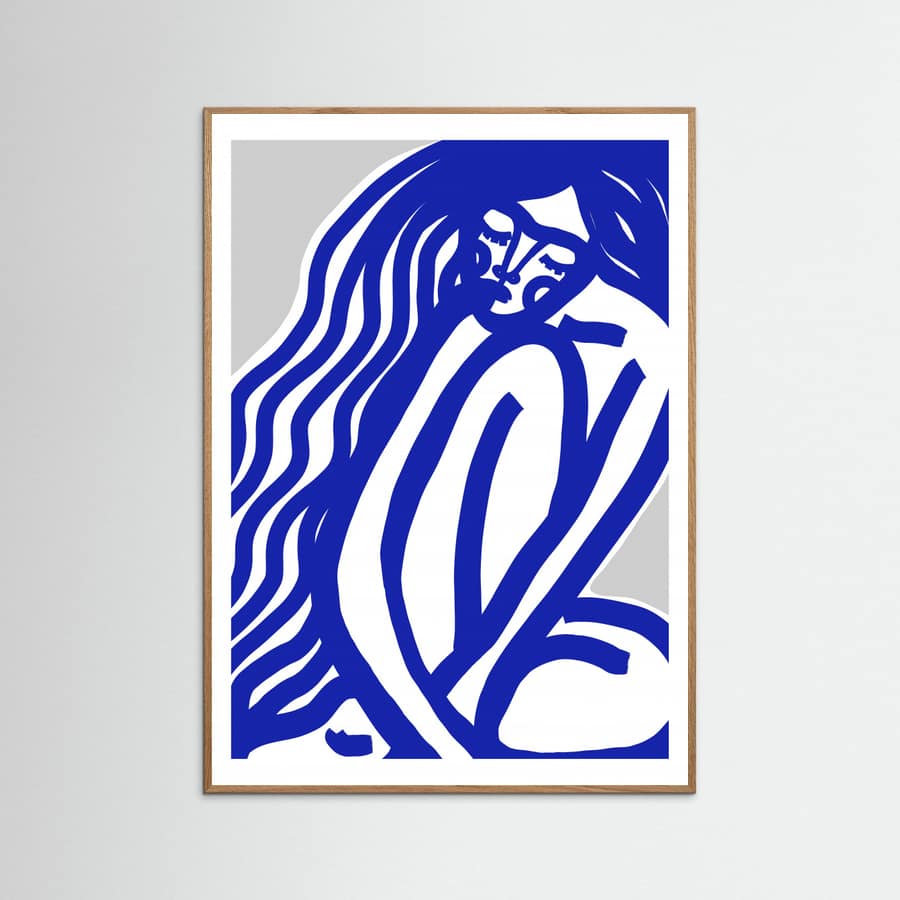 The Silence (Blue) -juliste