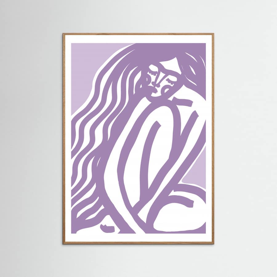 The Silence (Purple) Poster