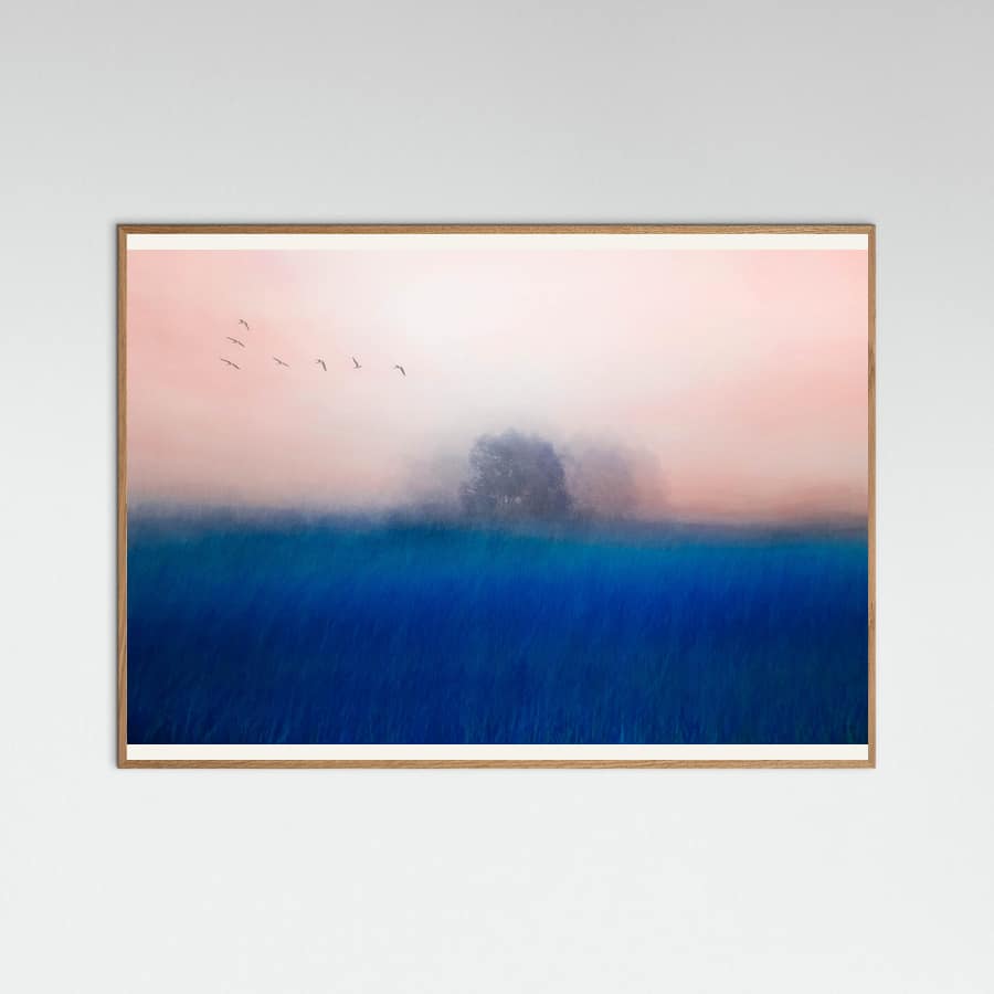 The Tree on the Blue Poster