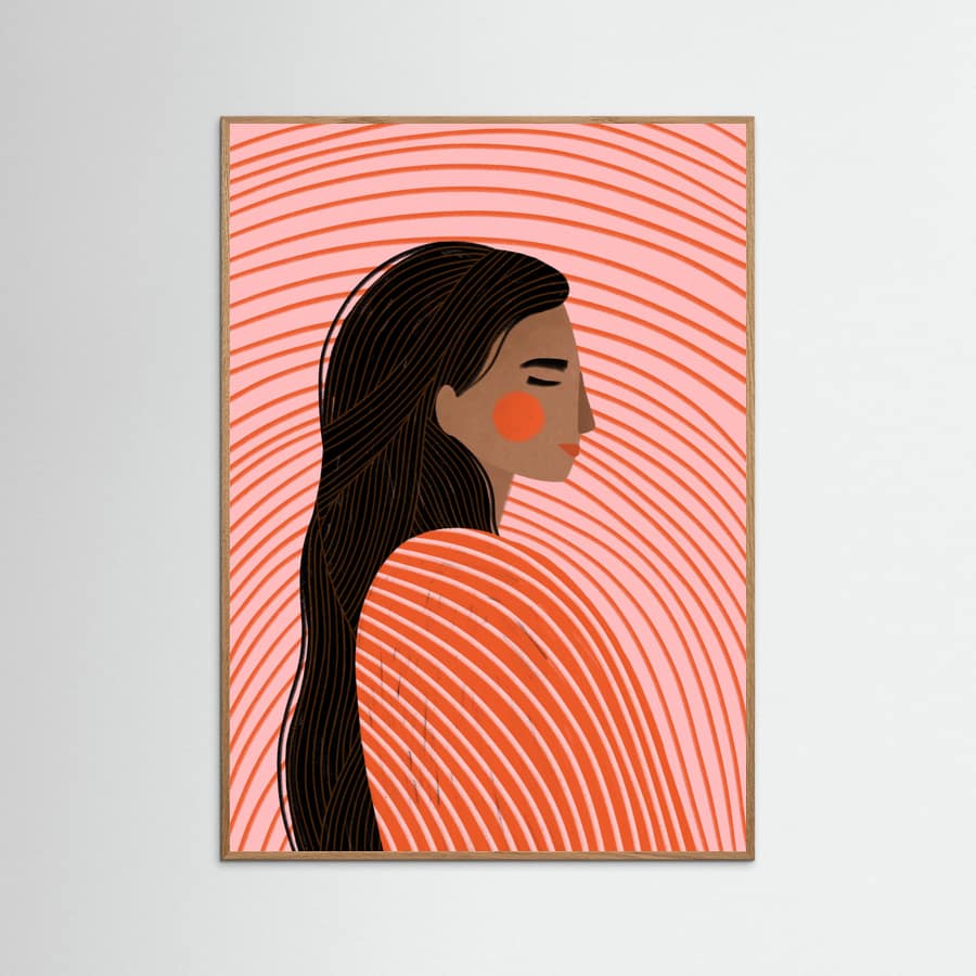 The Woman With the Lines Poster