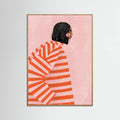 The Woman With the Orange Stripes Poster – poster and art print