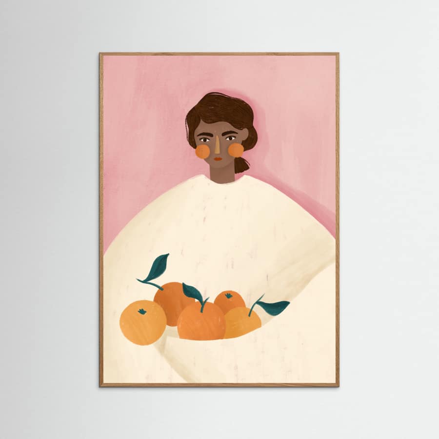 The Woman With the Oranges Poster