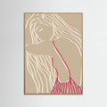 The summer girl Poster – poster and art print