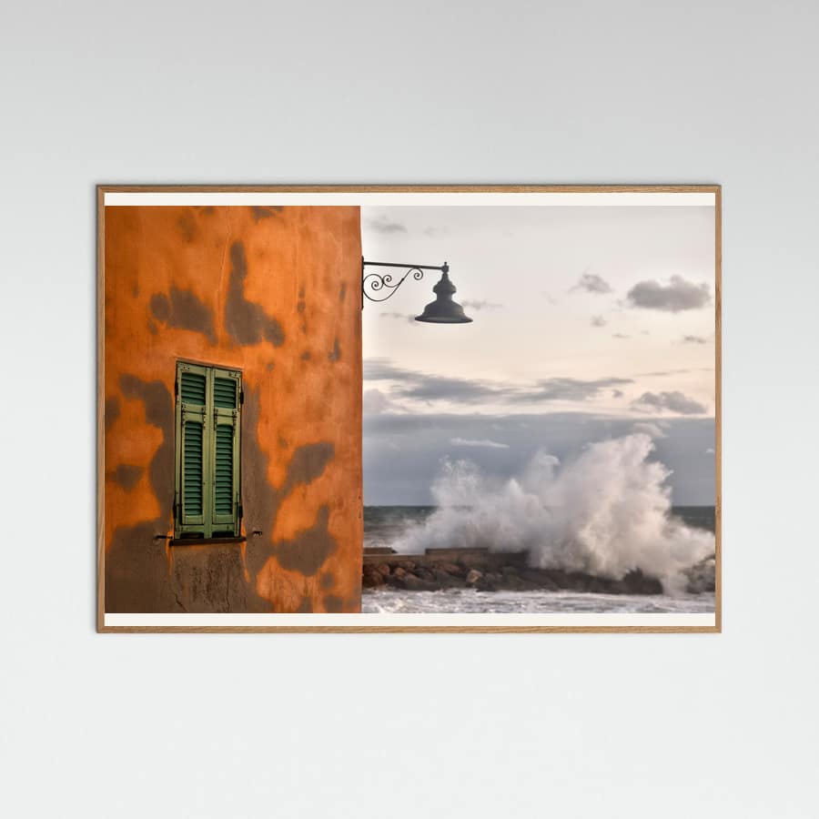The wall and the wave -juliste – juliste ja taidepainatus