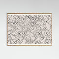 Oak Nature Thin Shakey Lines Poster