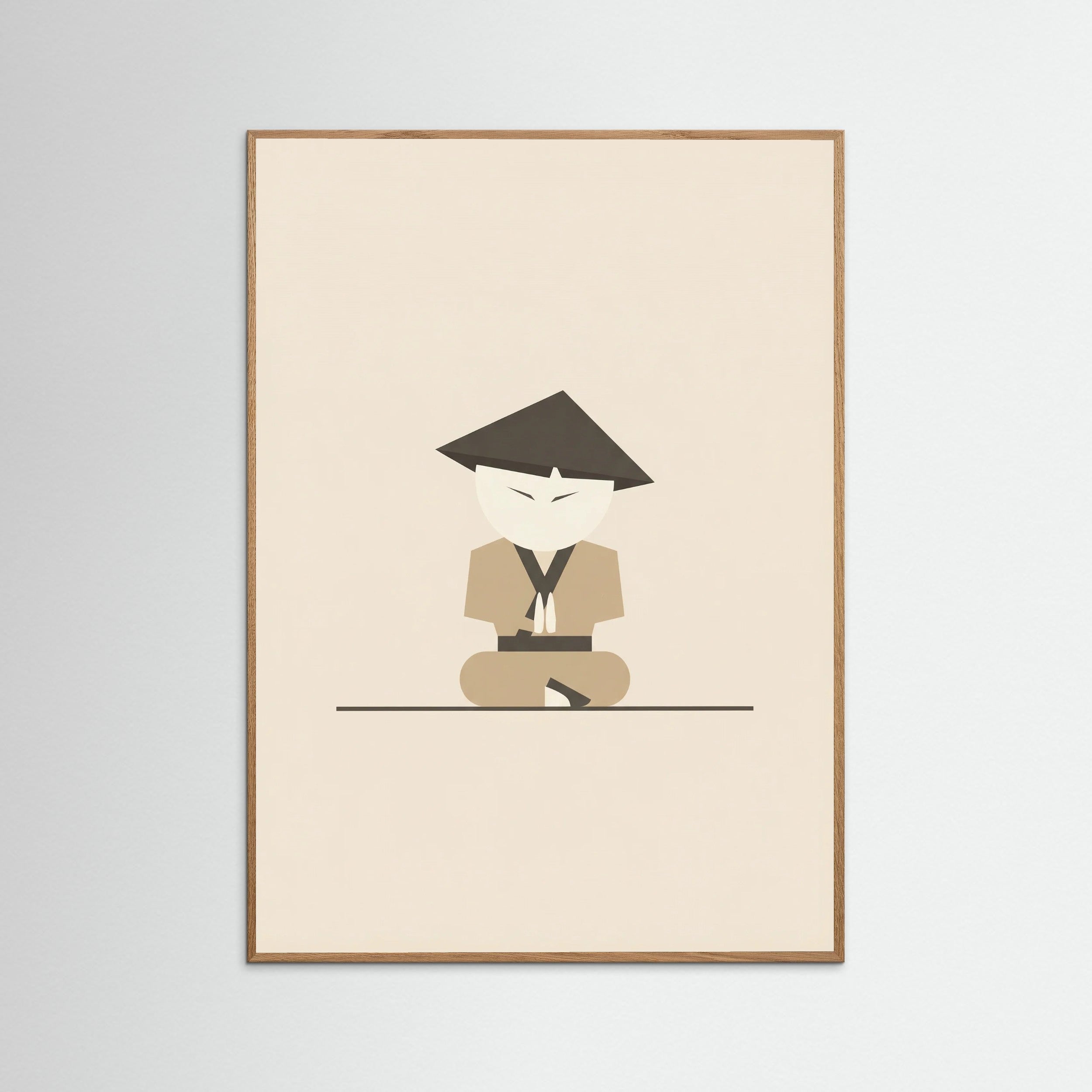 Oak Nature Three Stylized Figures