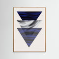 Oak Nature Three Triangular Geometric Poster