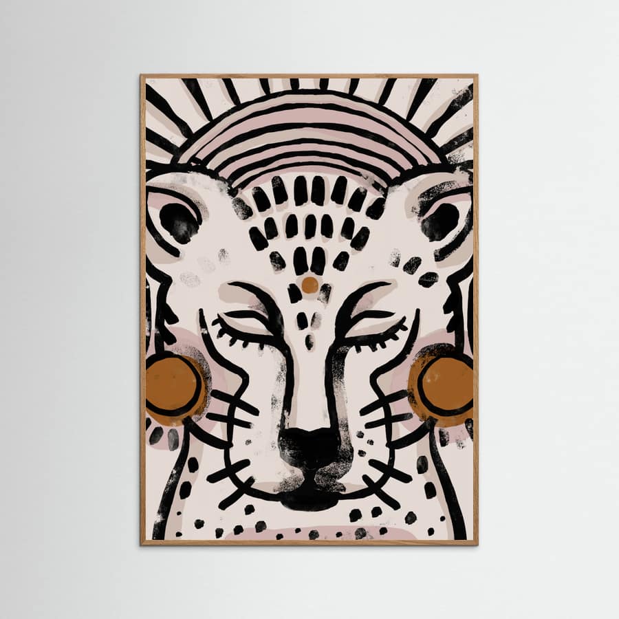 Tiger (Light Version) Poster – Poster und Kunstdruck