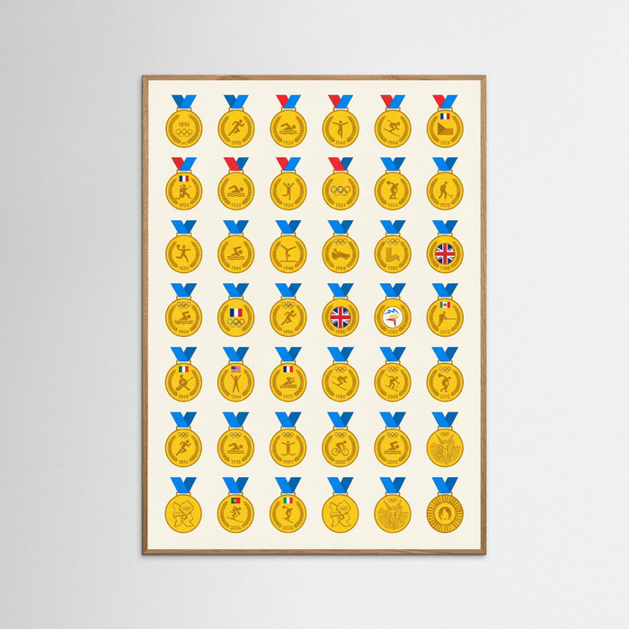 Tour de France Jerseys – poster och konsttryck