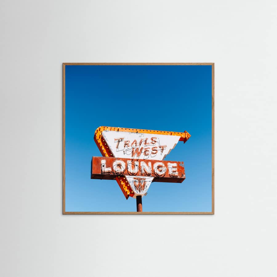 Trails West Lounge Poster
