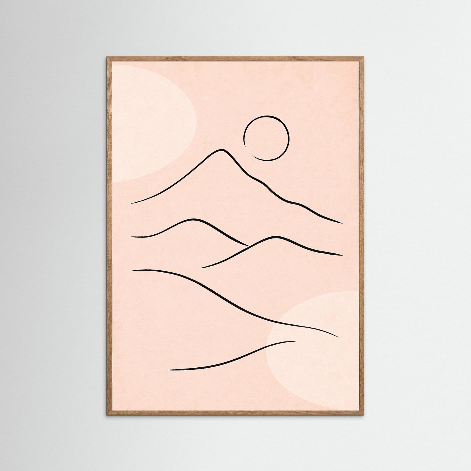 Oak Nature Tranquil Outline