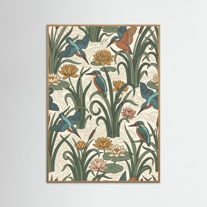 Oak Nature Trellis Rose Birds