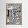 Oak Nature Tribal Abstract Poster