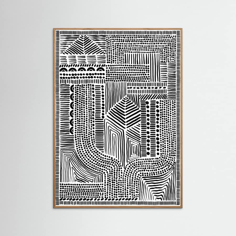 Poster Tribal Abstract
