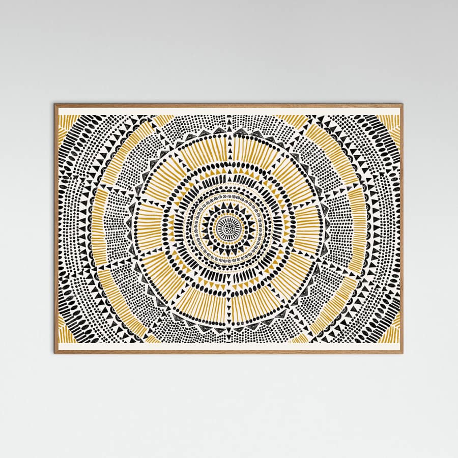 Poster Tribal Sun