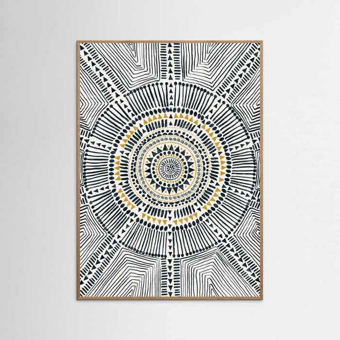 Oak Nature Tribal Sun Poster